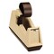 Scotch 3 in. Core Heavy-Duty Weighted Desktop Plastic Tape Dispenser - Putty/Brown